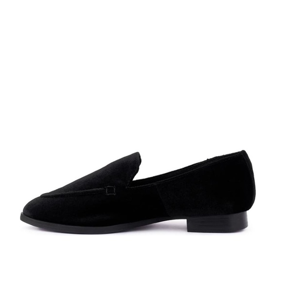 Rag & Co Black Luxe Lap Moc Toe Flat Women’s Size 9 Handcrafted - Picture 9 of 13